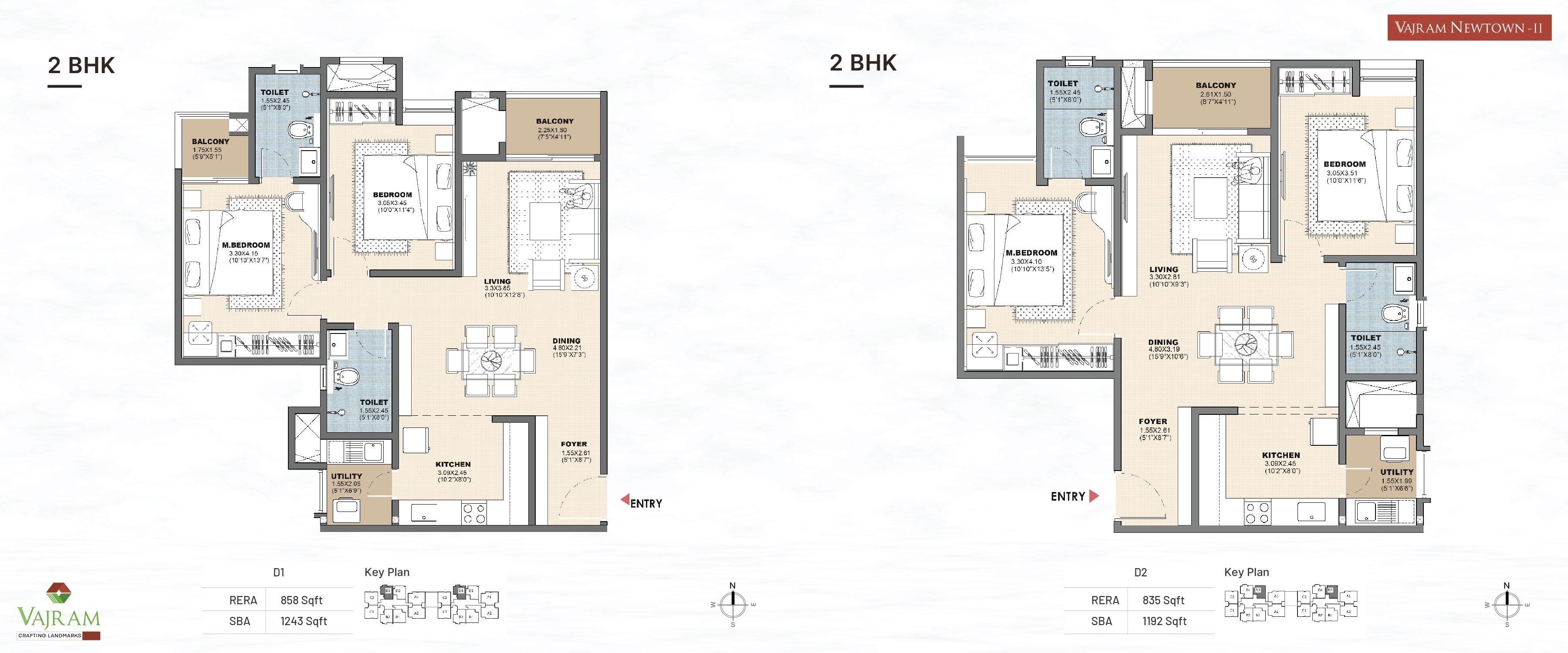 Whiteland floor plans